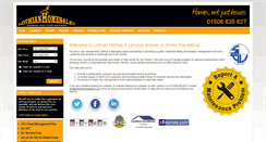 Desktop Screenshot of lothianhomes4let.co.uk